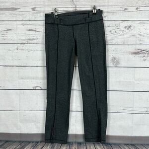 Lululemon Leggings Womens 6 Gray Belt it Out Stretch Midrise Casual Athleisure